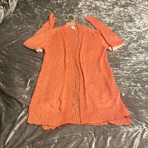 Knit 🧶 Peach/cream Arizona sweater